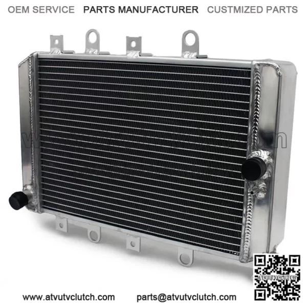 Aluminum ATV Radiator For Yamaha YFM550 YFM700 Grizzly 550/700 2009-2014 1HP-E2460-00-00