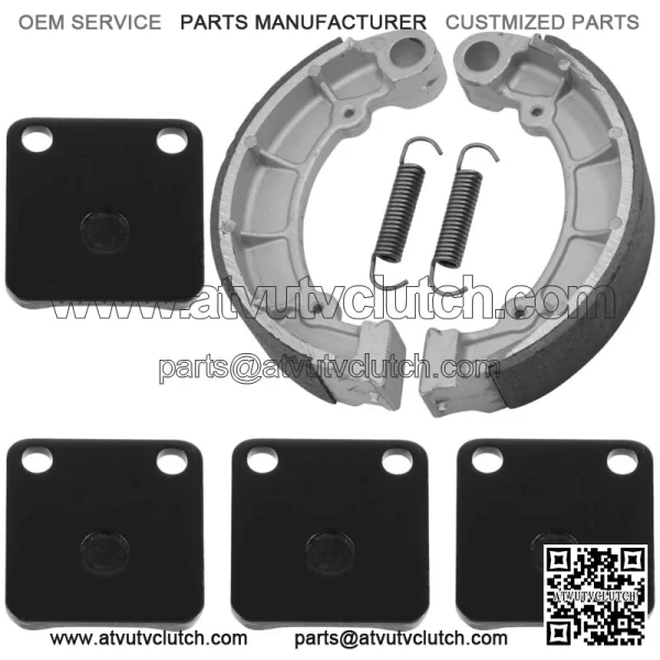 Front & Rear Brake Pads Shoes for Kawasaki KVF400 Prairie 400 4X4 1997-2002 - Image 5