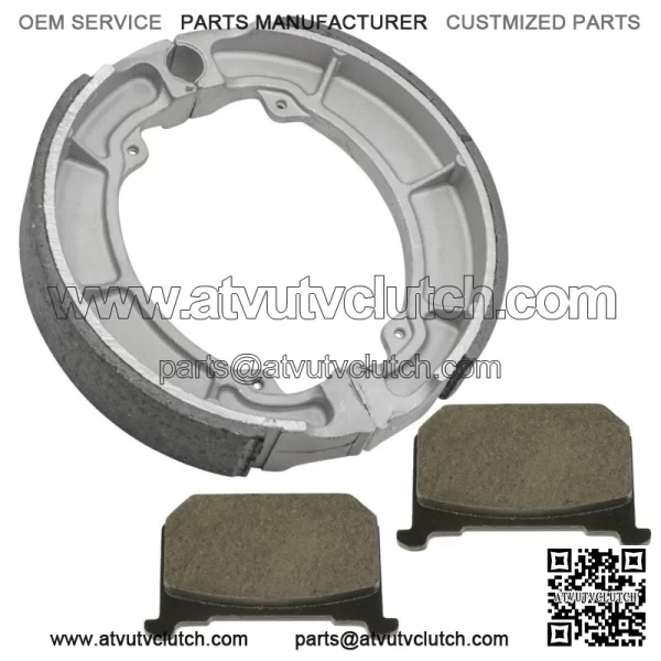 for Kawasaki KZ440 LTD Belt LTD Sport Belt 1982-83 Front Brake Pads & Rear Shoes - Image 4