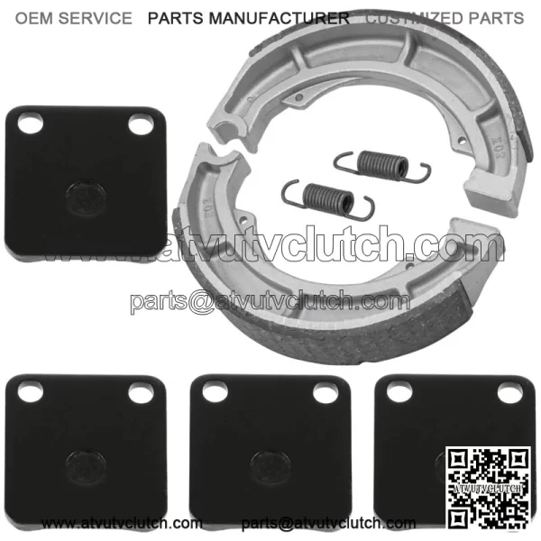 for Suzuki LTA400 LT-A400 Eiger 2002-2004 2006-07 Front & Rear Brake Pads Shoes - Image 5