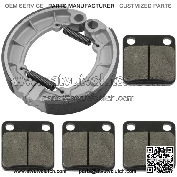 Front Brake Pads & Rear Shoes for Kawasaki KVF300 Prairie 300 4X4 1999 00 01 02 - Image 4