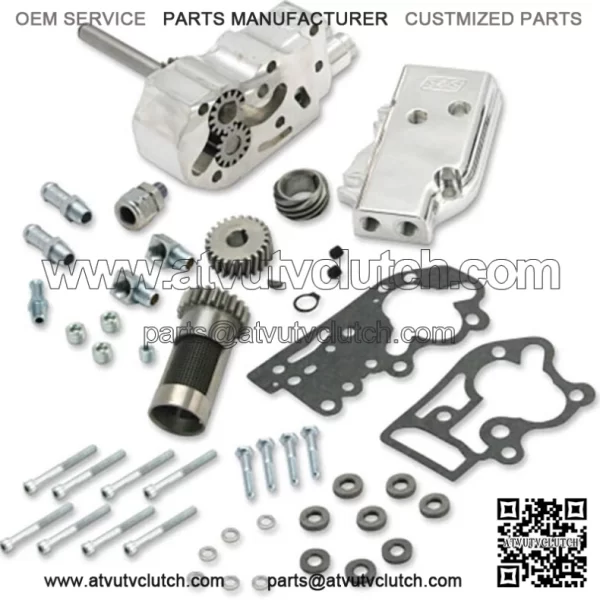 Polished Billet Oil Pump Oem Repl. Harley 54-69 Shovelhead Panhead Big Twin (For: Harley-Davidson)
