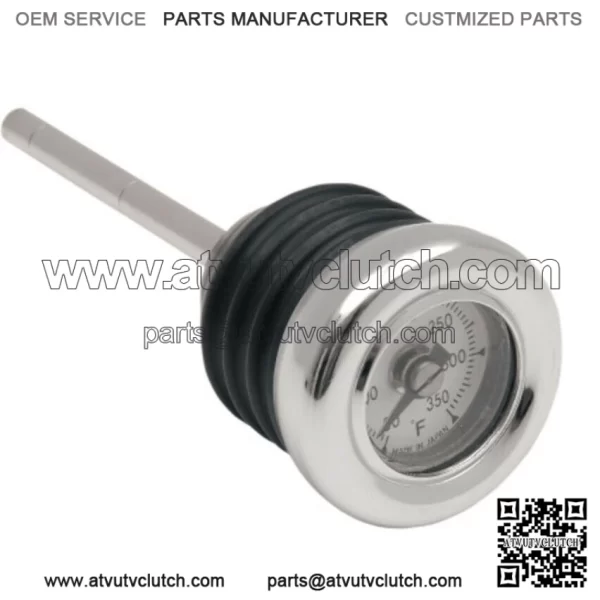 Drag Chrome Oil Plug Tank DipStick Filler Temperature Gauge Harley Softail 00-17 (For: Harley-Davidson)