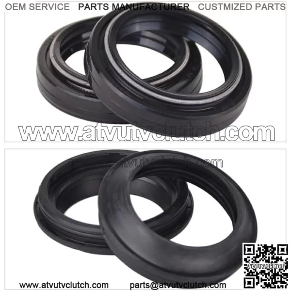 41x53x8 Oil Seal & Dust Cover For Yam-aha FZR600R FZR 600R YZF-750R SP 750R FZR 1000 FZR1000 XJ600 XJ900 1984-2015 2016 Color : 2pcs Oil seal - Image 2