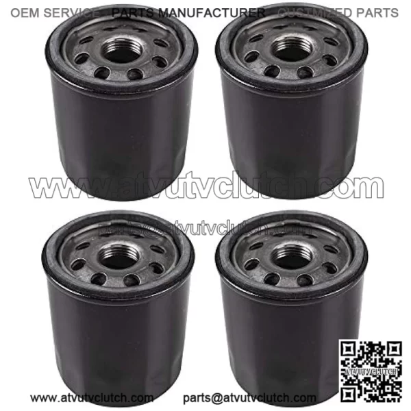 4pk Oil Filter Replaces John Deere AM107423 Kawasaki 49065-2078 Club Car 1016467 Robin 261-65902-A0 Onan 122-0737-03 Cub Cadet 490-201-0001
