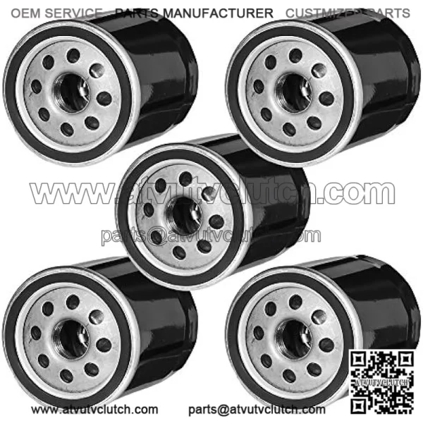 Replacement 5pcs Oil Filter for Kawasaki 49065-2057 49065-2062 49065-7010 49065-2078 John Deere AM101001 AM101054 AM105172 fit FH381-721V FH601-770D FJ180V Z925A Z930A Engine