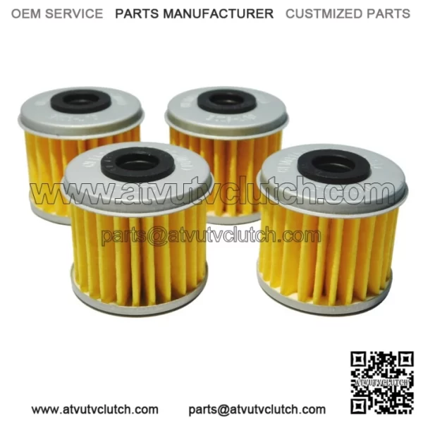 2004-2014 Honda Sportrax TRX 450 R ER OEM Oil Filter 15412-MEN-671 (4 Pack) H92