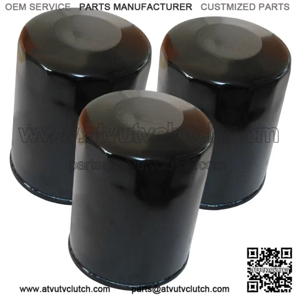 3 Pack Oil Filter for Polaris Sportsman 800 Twin EFI Scandinavian HO EFI 2005-09 For: Polaris Sportsman 800