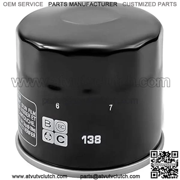 138 Oil Filter for Suzuki Eiger 400 LTA400 Kingquad 400 450 500 750 GSXR 1100 1000 750 600 Boulevard C50 C90 M109R M50 V-Strom 1000 650 DL650 Bandit 1200 1250 Burgman 650 Intruder 800