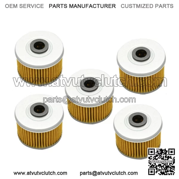 5x Oil Filter For Honda Rancher 350 420 TRX300EX TRX400 Foreman 500 Fourtrax 300 (For: Honda TRX700XX)