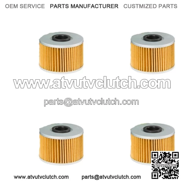 4 x HF114 Oil Filter fit Honda TRX420 FPA-9,A,B Fourtrax Rancher AT  09-14