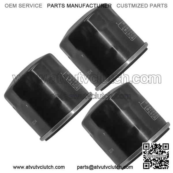 3 Pack Oil Filter for Kawasaki KVF750 Brute Force 4X4I 749 750 2005-2014 - Image 4
