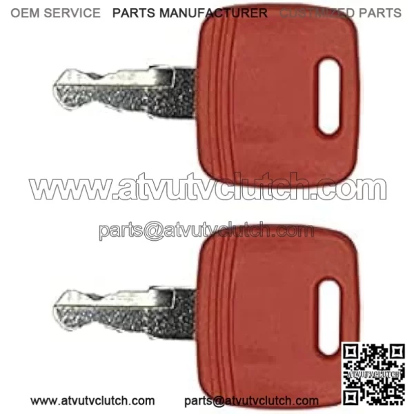 2X RE43492 Ignition Key for John Deere 3120 3203 3320 3520 3720 4105 4120 4210