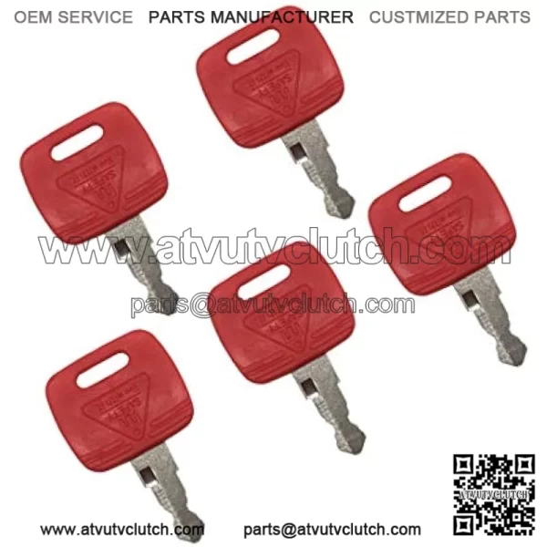 5 PCS RE183935 RE71557 Ignition Key for John Deere Tractor - Image 3