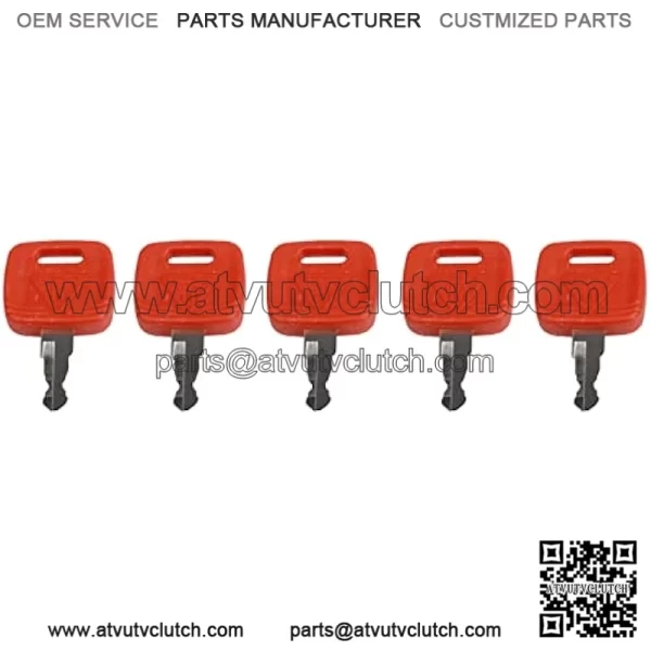 5PCS Ignition Key RE183935 RE71557 Key Replacement for JD Farm Tractor 3120 3320 3720 4210 4320 4510 4710 5045E 5103 5203 7130 7230 - Image 3