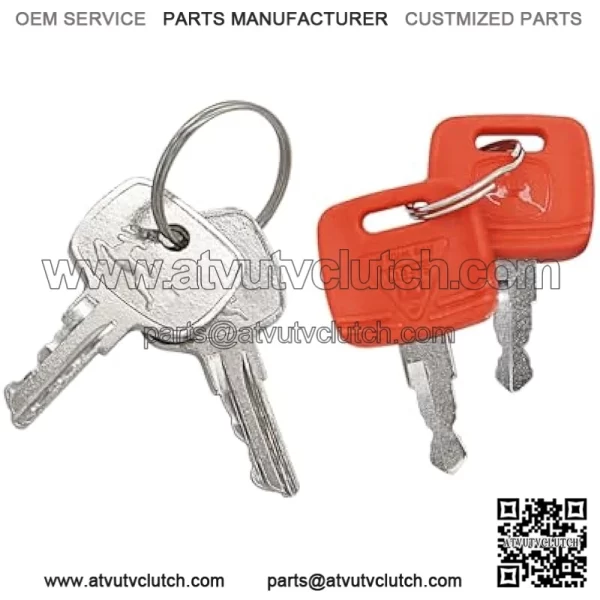 4PCS RE183935 AR51481 Ignition Keys Heavy Equipment Keys Set Fit for John Deere Equipment Replaces AT195302 RE71557 - Image 2