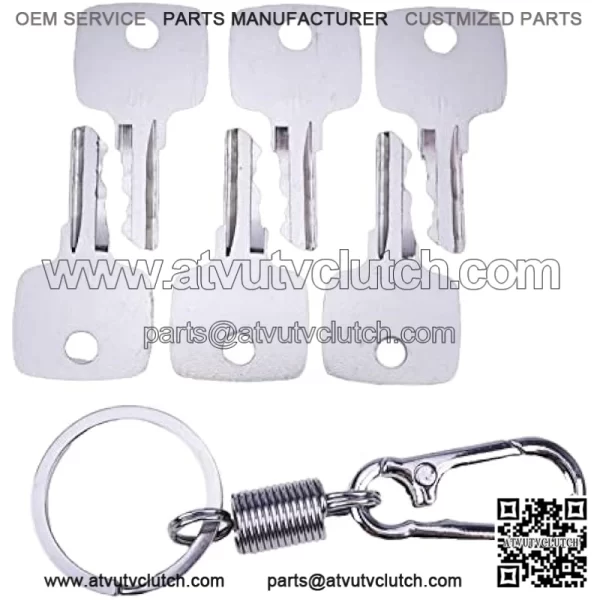 6X Ignition Keys AR51481 for John Deere Tractors Combine Backhoe Loaders Garden Tractor Wheel Loader Heavy Equipment - Image 4