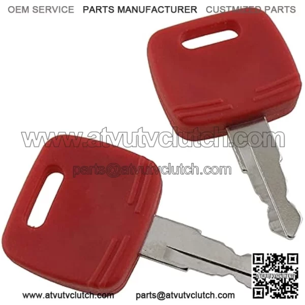 6X Heavy Equipment Ignition Key RE183935 RE71557 Compatible with John Deere Tractor - Image 4