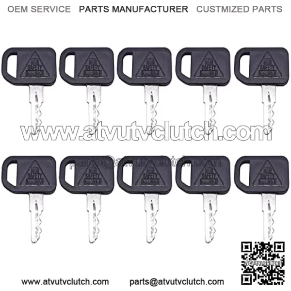 10 Pcs Ignition Keys AM131841 for John Deere 300 400 GT GX LX Series 130 160 165 Gator 4X2 6X4 Gator Key - Image 2