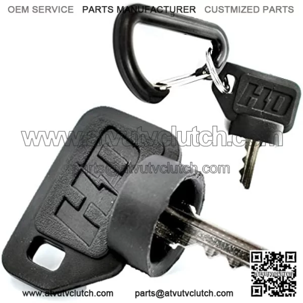 2 Pack - Premium Ignition Key Set for John Deere AM122913, AM131841, AM118981, AM115471