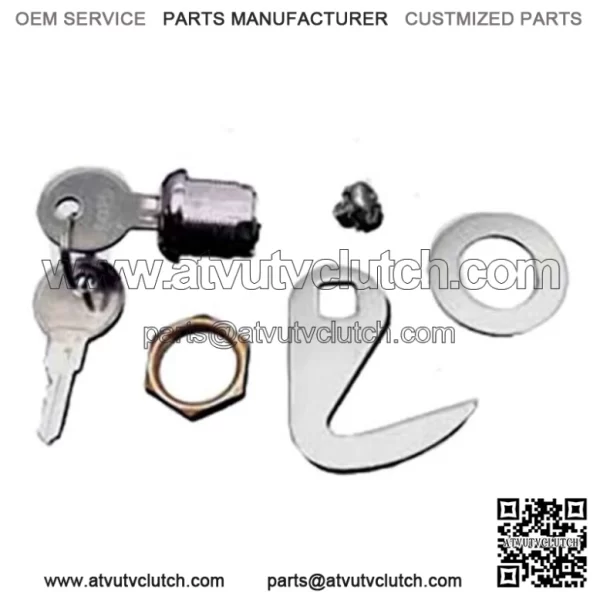 Chrome Saddlebag Bag Hook Lock Latch Kit Keys Harley Panhead Shovelhead 70-80 FL (For: Harley-Davidson)