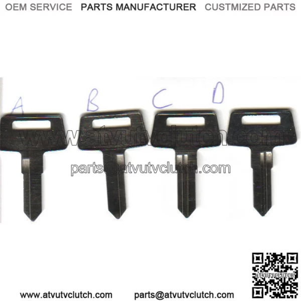 2 Kawasaki ATV Key Blank 95 & Up 4Wheeler Bayou 300 220 1995 1996 1997 1998 1999 For: More than one vehicle
