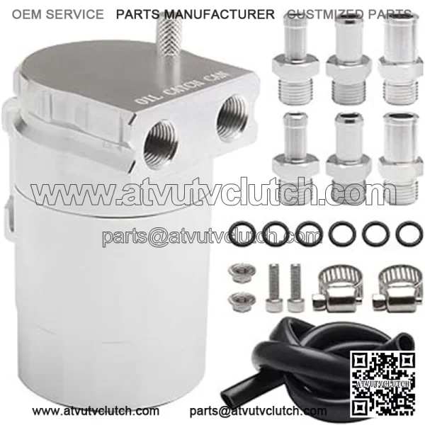 05007 Engine Oil Breathing Pot # Silver
