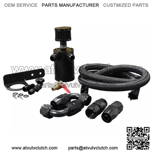 05018 Oil Breather Pot Oil Distribution Pipe-AN10# Black - Image 4