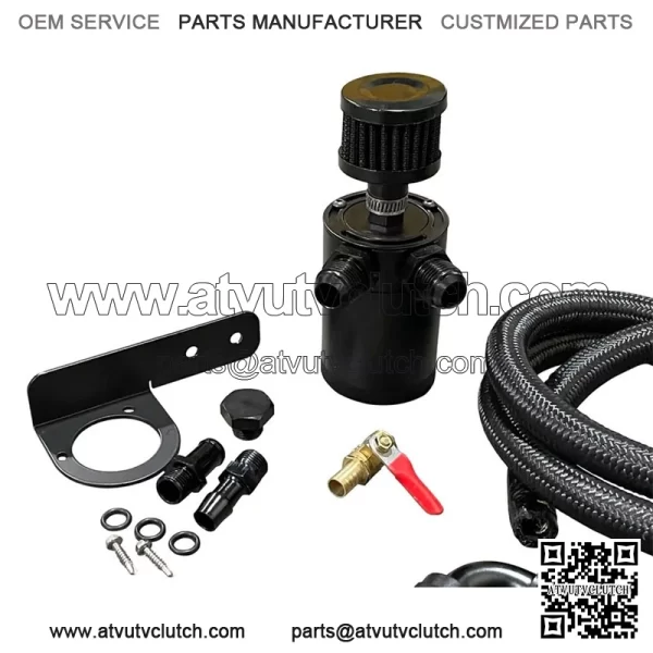 05018 Oil Breather Pot Oil Distribution Pipe-AN10# Black - Image 5