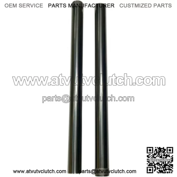 Black 49mm OEM 46605-06 Replacement Front End Fork Tubes Harley Dyna FXD 25.50" (For: Harley-Davidson)