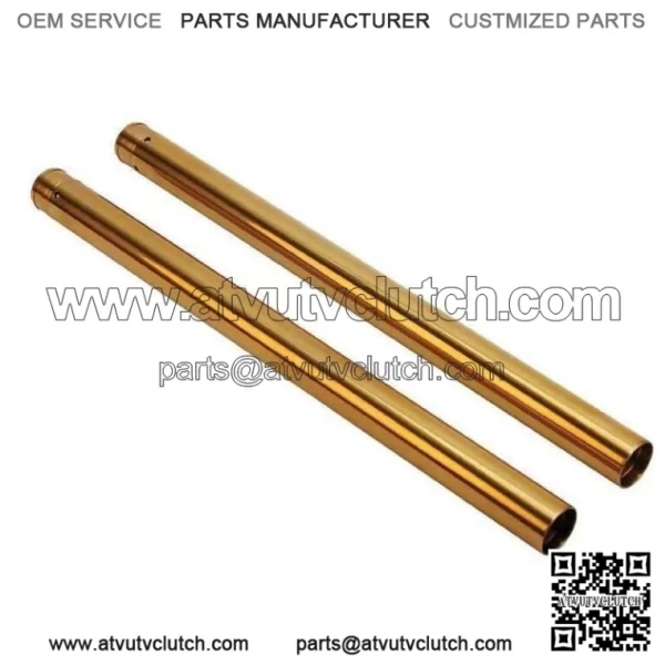 Gold 39mm OE OEM Replacement Front End Fork Tubes Harley Sportster Dyna 24.25" (For: Harley-Davidson)