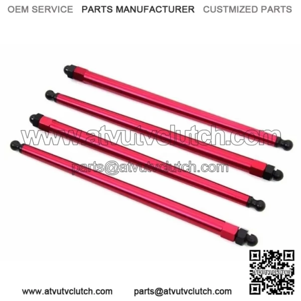 Sifton Red Taper Lite Adjustable Pushrods Set Harley Twin Cam Softail Touring (For: Harley-Davidson)