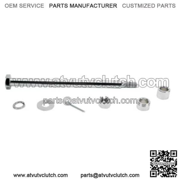 Drag Chrome Rear Axle Hardware Kit Harley Chopper Bobber Custom 79-99 XL Models (For: Harley-Davidson)