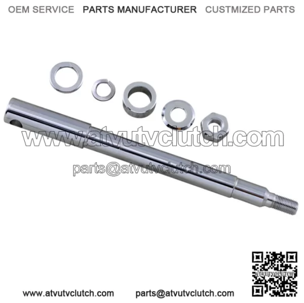 Drag Specialtie Chrome Steel Axle Kit Package Front Harley Dyna XL FXR 87-99 Evo (For: Harley-Davidson)