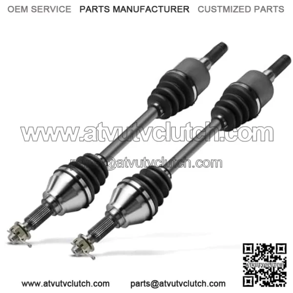 A-Premium Pair (2) Rear CV Axle Shaft Assembly Compatible with John Deere Gator XUV 620i, Gator XUV 850D, 2007 2008 2009 2010, Driver and Passenger Side, Replace# AM135876, AM140523