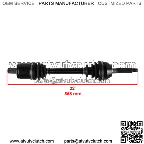 Front Right CV Joint Axle for Polaris Sportsman 400 500 600 700 800 Mv7 2005 For: Polaris Sportsman 800 - Image 2