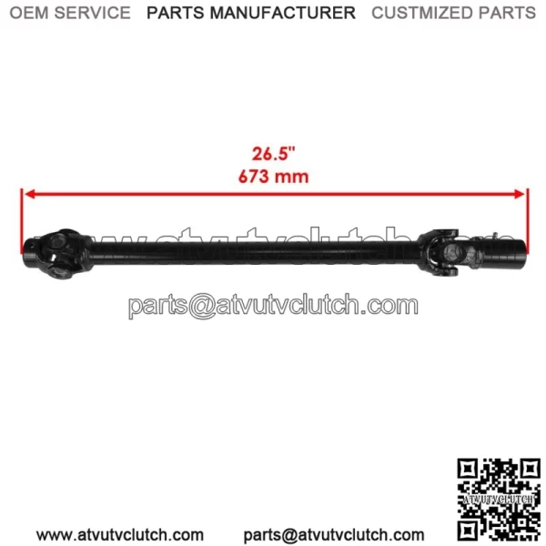 Front Prop Drive Shaft Assembly For Polaris SPORTSMAN 570 EFI 2014-2022 For: Polaris Sportsman 800 - Image 3
