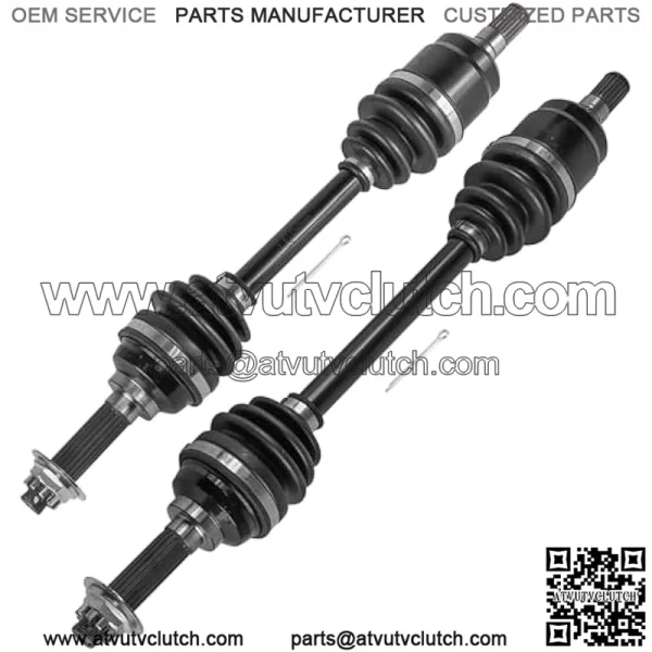 Left And Right CV Axles Compatible with Suzuki Eiger Auto 4x4 LT-A400FC 2005 2006 2007 / Eiger 4x4 LT-F400F 2005 2006 2007