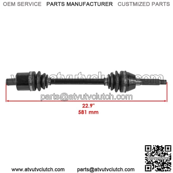 Front CV Joint Axle For Polaris Sportsman SP 570 Touring 2018-2019 ATV  For: Polaris Sportsman 570 - Image 2