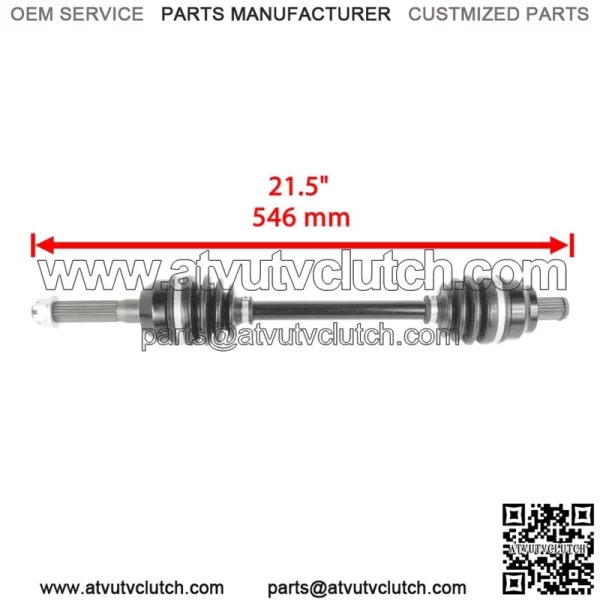 Front Left and Right CV Joint Axle Shaft for Polaris Sportsman X2 570 2015-2017 - Image 3