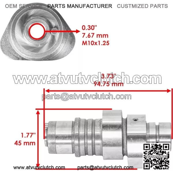 for Kawasaki Bayou 300 KLF300 B C 89-05 Camshaft w/Bearing 12044-1339 12044-1224 - Image 2