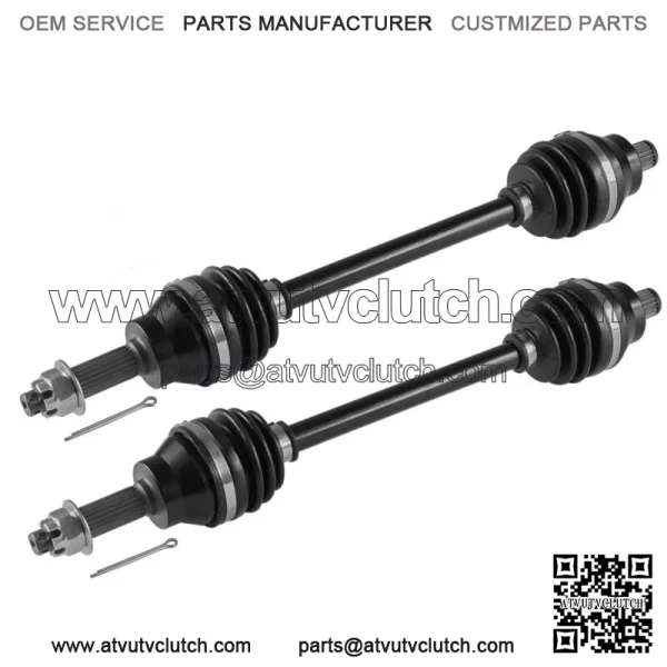 Rear Right And Left CV Joint Axles for Polaris Hawkeye 300 2X4 4X4 2006-2011 (For: Polaris)