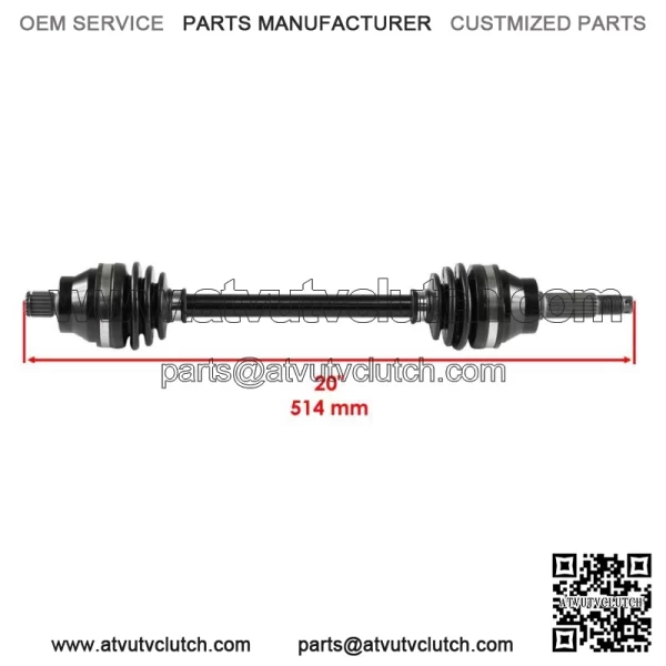 Rear Right And Left CV Joint Axles for Polaris Hawkeye 300 2X4 4X4 2006-2011 (For: Polaris) - Image 2
