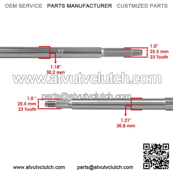 Rear Axle Shaft For Polaris Xpedition 325 425 2000-01 / Magnum 500 99-01 5131862 - Image 3