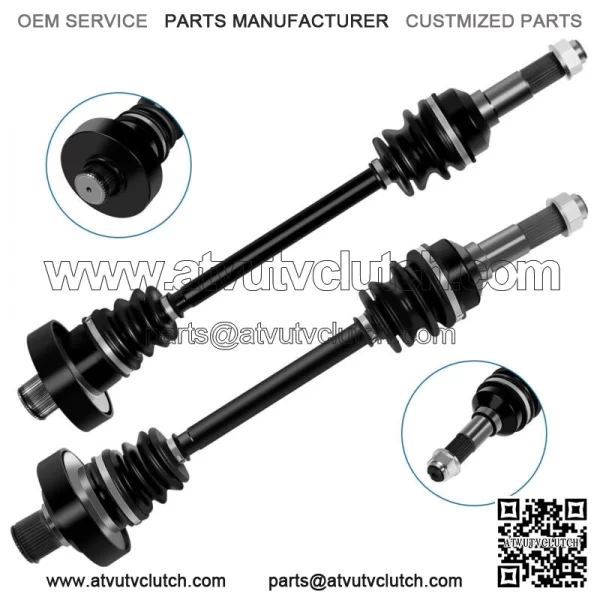 Pair Rear Left Right CV Axle Shaft For Yamaha Rhino 660 2004 2005 2006 2007 (For: Yamaha)