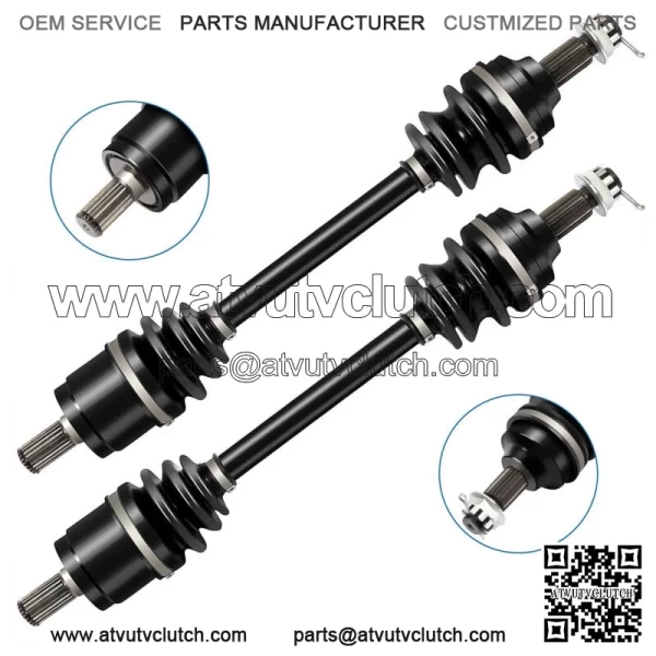 Pair CV Axle Shaft Rear Left Right For Honda Foreman Rubicon 500 2015-2017 4x4 (For: Honda)