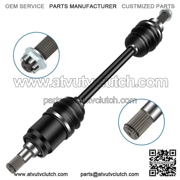 For 2014-2019 Honda Pioneer 700 SXS700M2 Front Right CV Joint Axle Shaft Black (For: Honda)