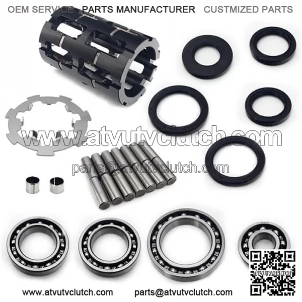 High Performance Front ATV Differential Rebuild Kit With Cage