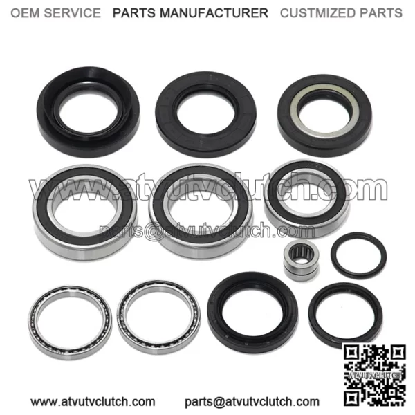 Rear Differential & Axle Bearings Seals Kit For Honda Rancher 420 TRX420 2007-2013