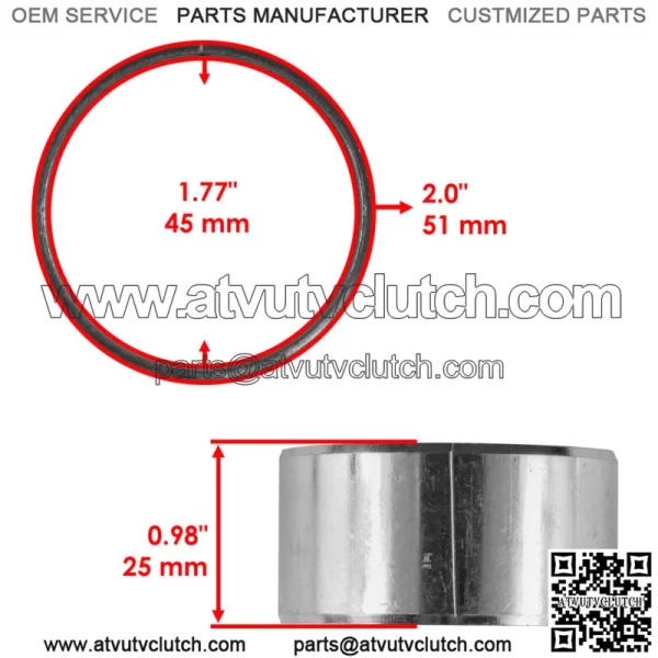 Primary Clutch One Way Bearing Kit For Polaris Sportsman 800 EFI 6X6 2009-2015 For: Polaris Sportsman 800 - Image 3